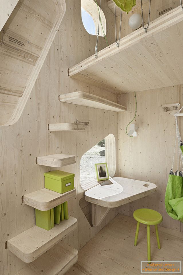 Eco-friendly house for students - 10 square meters of