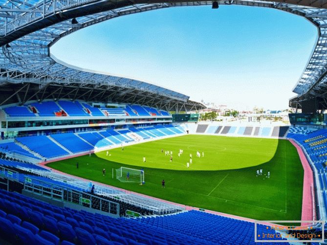 Football stadium in panama from the architectural studio
