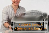 Futuristic mercedes from the designer oliver elst