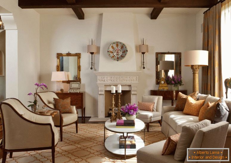 Living room in italian style - 75 photos of design ideas