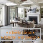 Living room in provence style - 80 photos of unusual design