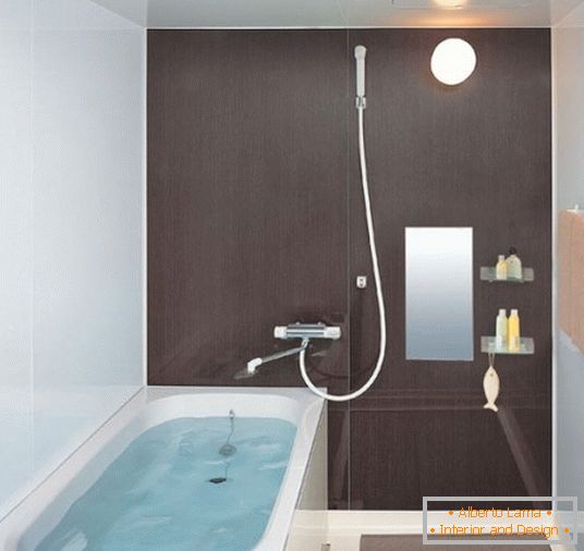 Competent design of a small bathroom: a harmonious