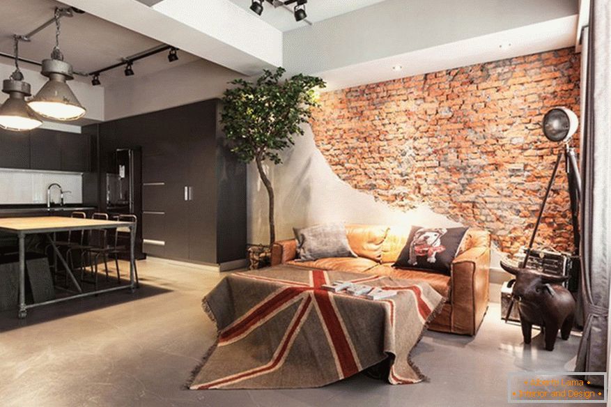 Industrial style in the interior +50 photo design ideas