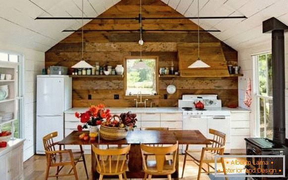 Interior of a wooden house - 30 beautiful and stylish photos