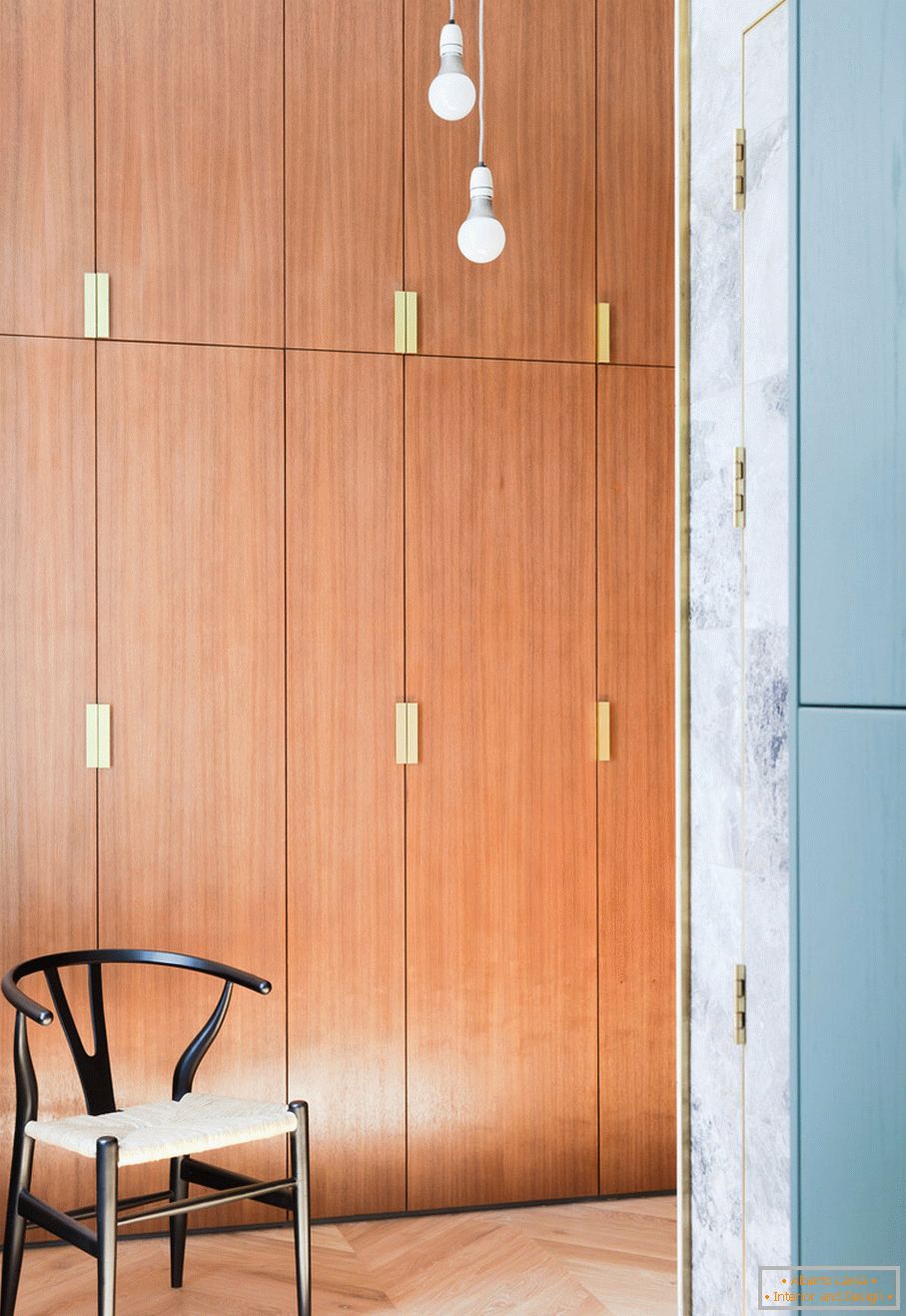 Interior of a compact apartment after total reconstruction