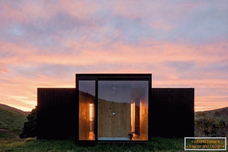 The interior of a small house from mapa architects: the