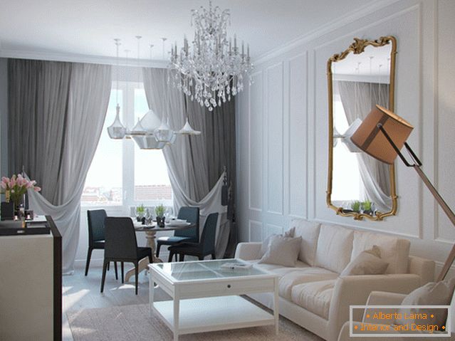 Interior of a small living room: only the best ideas in the