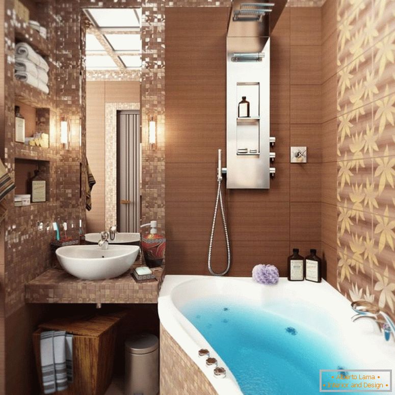 Interior of a small bathroom - 115 photos of an ideally