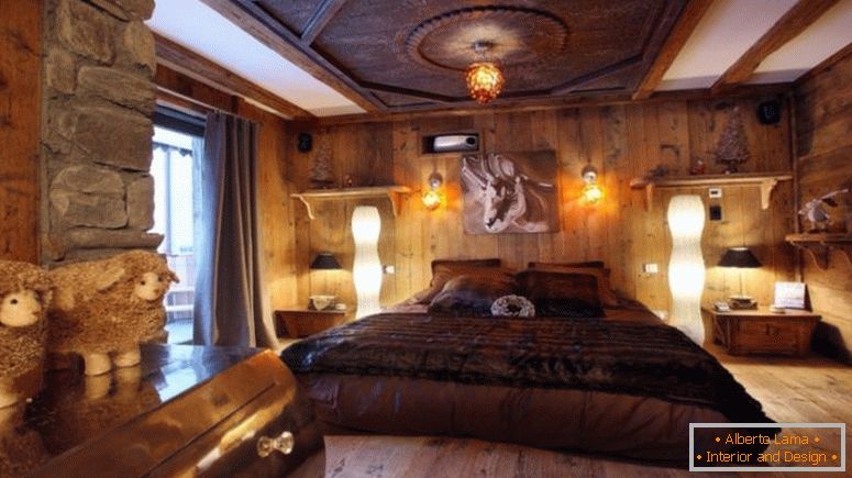 Interior in chalet style - 77 photos of the best design