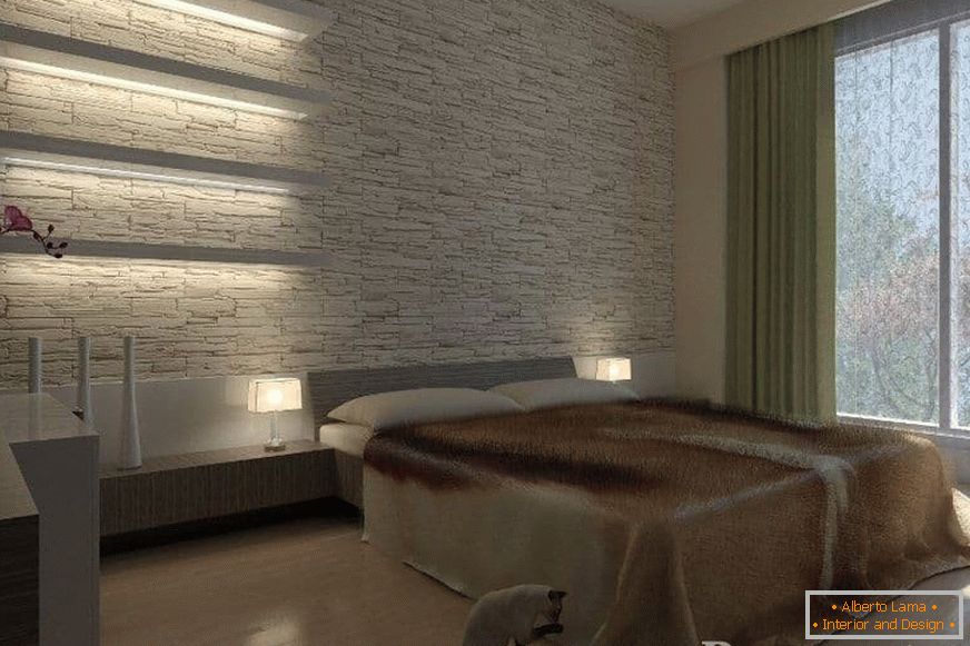 Artificial stone in the interior - 50 photos of ideas