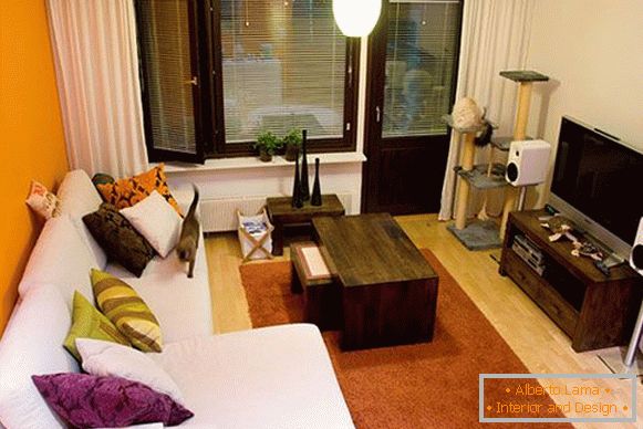 The art of design of small apartments: stunning projects for