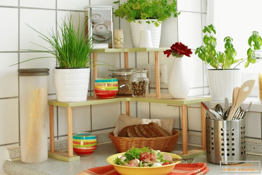 How to store everything at hand in a small kitchen: 9 ideas