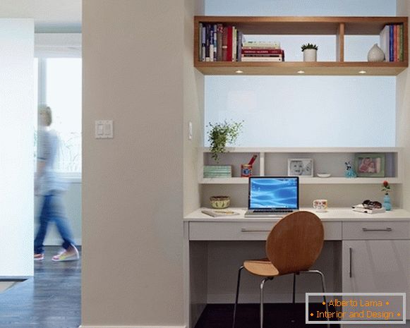 How to find a comfortable place for a home office in a small