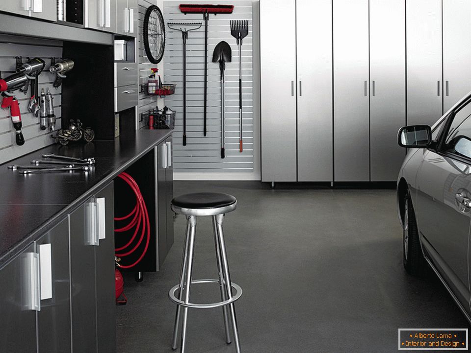 How to rationally use the garage area - interesting ideas on