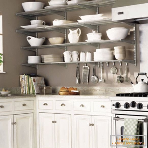 How to rationally use the space of your tiny kitchen with 22