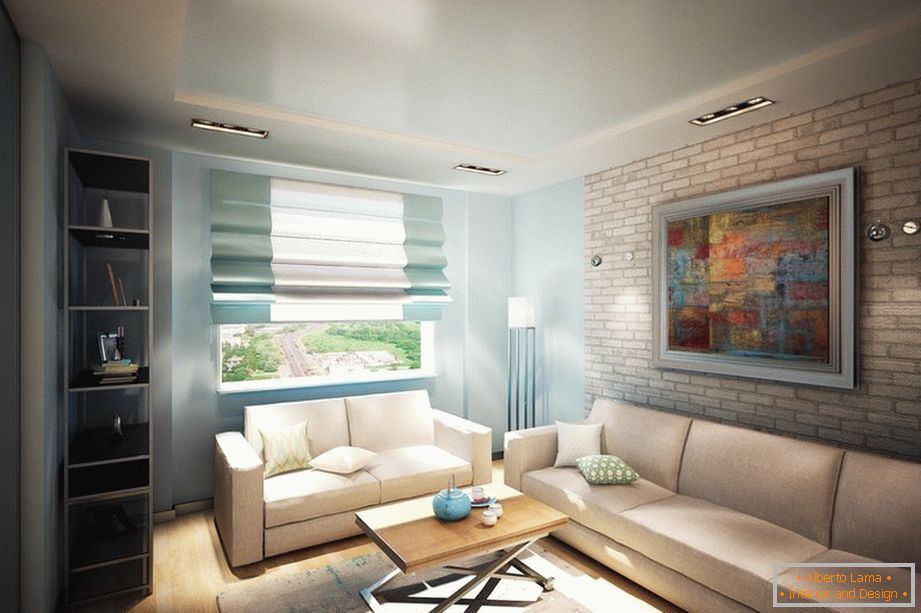 How to stylishly decorate a one-room apartment for a