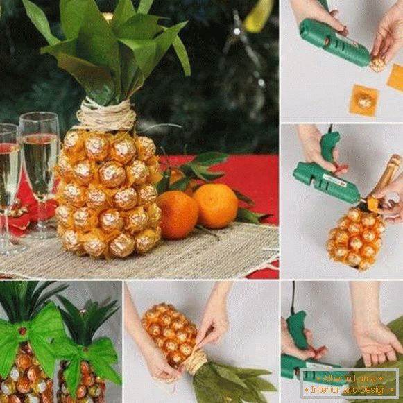 How to decorate a bottle of champagne (25 photo decor)