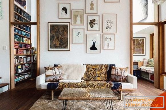How to decorate an interior with high ceilings