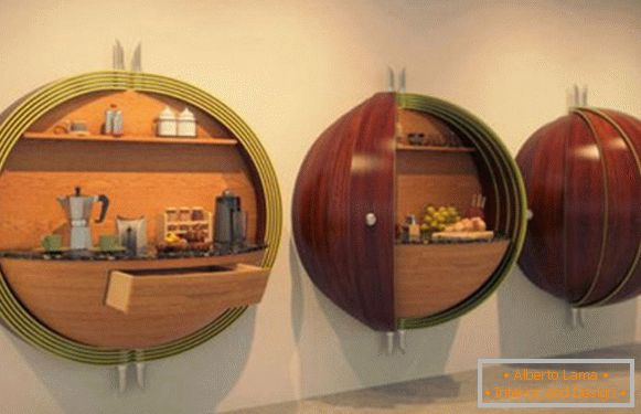 Cinderella carriage or compact kitchen - an innovative