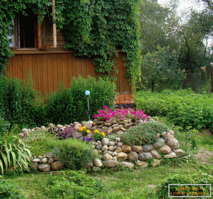 Flowerbeds of perennials for the whole summer season (43