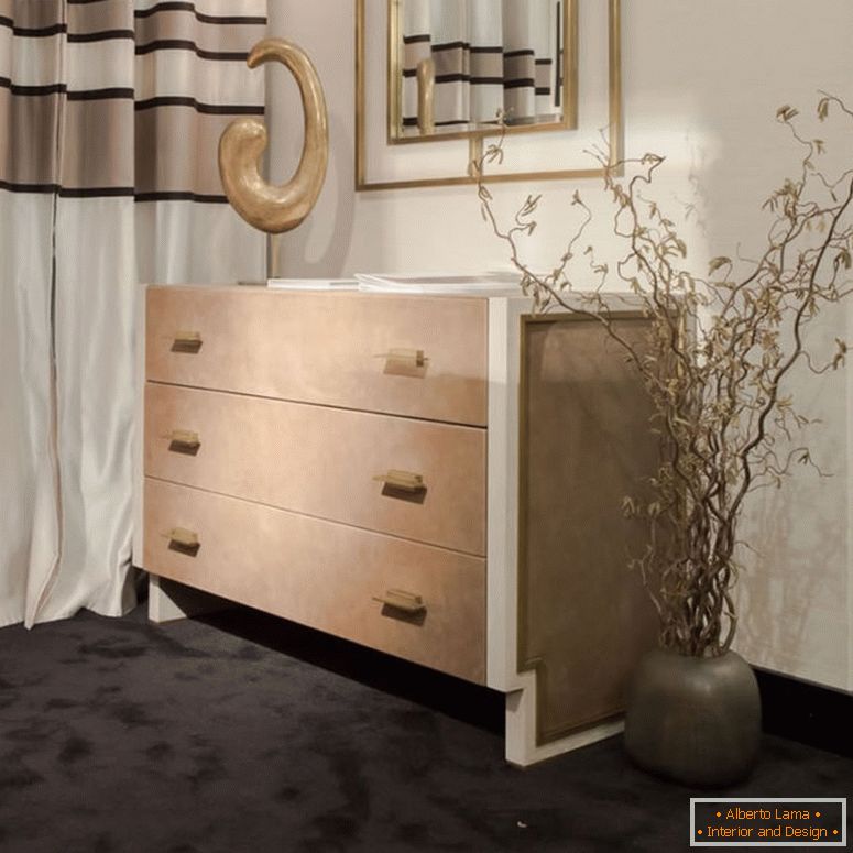 Chests of the bedroom - 60 photos in the interior