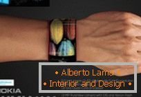 The concept of a flexible smartphone nokia lumia 1080
