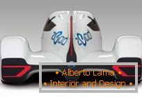 Concept of racing electric car zeod rc from nissan