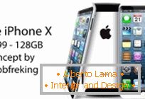 The iphone x concept from designer bob frecking