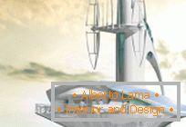 The concept of an underwater skyscraper from the architect