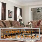 Brown curtains - choice of materials and shades +50 photo