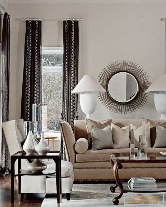 Beautiful table lamps in interior design