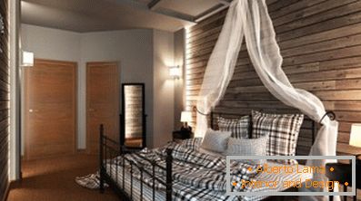 Creative bedroom interior in loft style (52 photo interior)