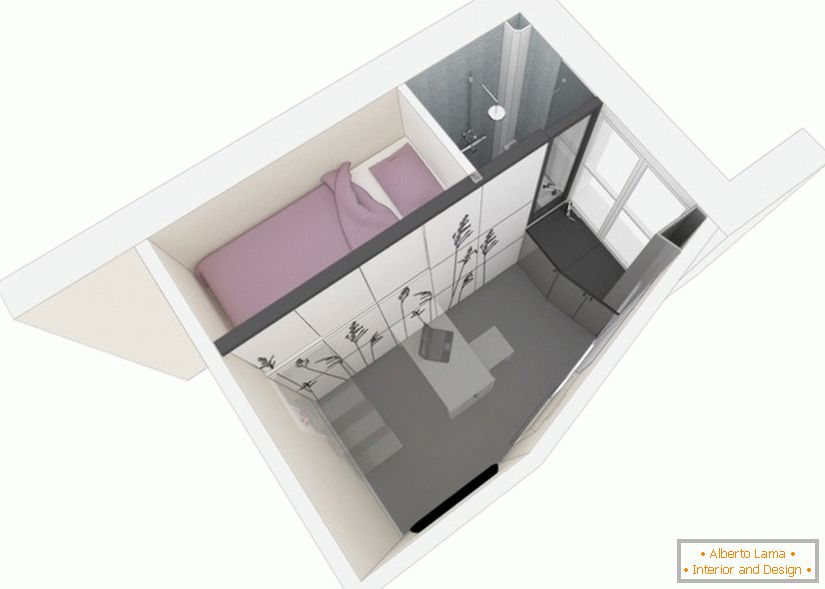 Tiny apartment, paris, france