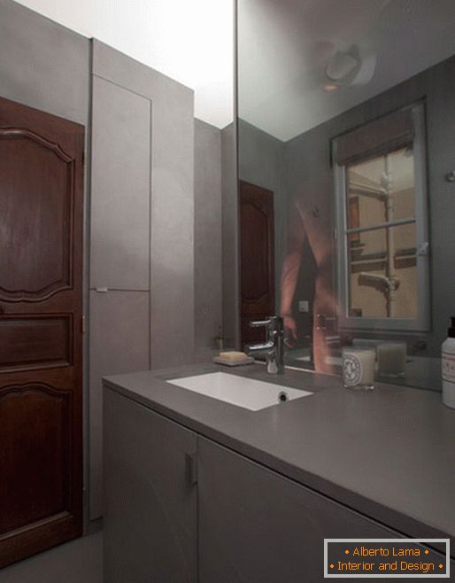 Bed-office or original design of the bedroom red nest by