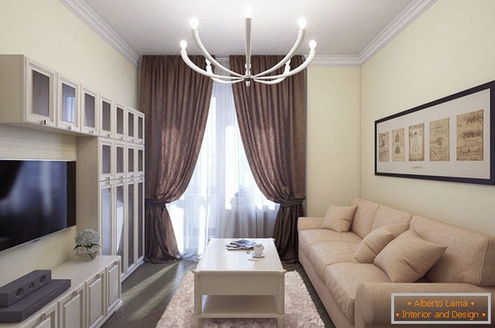 Laconic forms of ceiling chandeliers high-tech (50 photos of