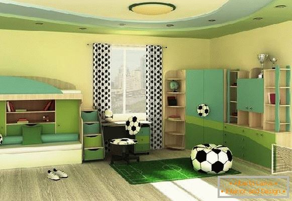 Furniture for a child's room for a boy - 30 beautiful photos