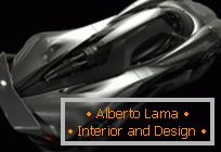 Mercedes sl gtr - a concept car from the designer mark