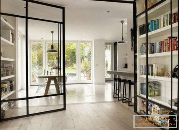 Interior glass doors - style and functionality in one bottle