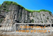 Cape stolbchaty - surprising cape in the kuril islands,