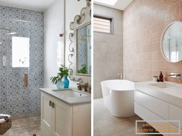 Fashionable tiles and other trends in the design of the