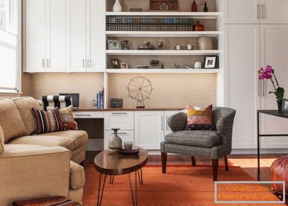 Fashionable combination of colors in the interior - beige