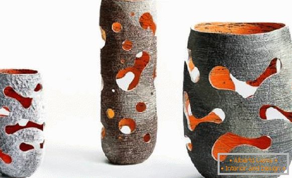 Floor vase with their own hands: secrets, techniques and