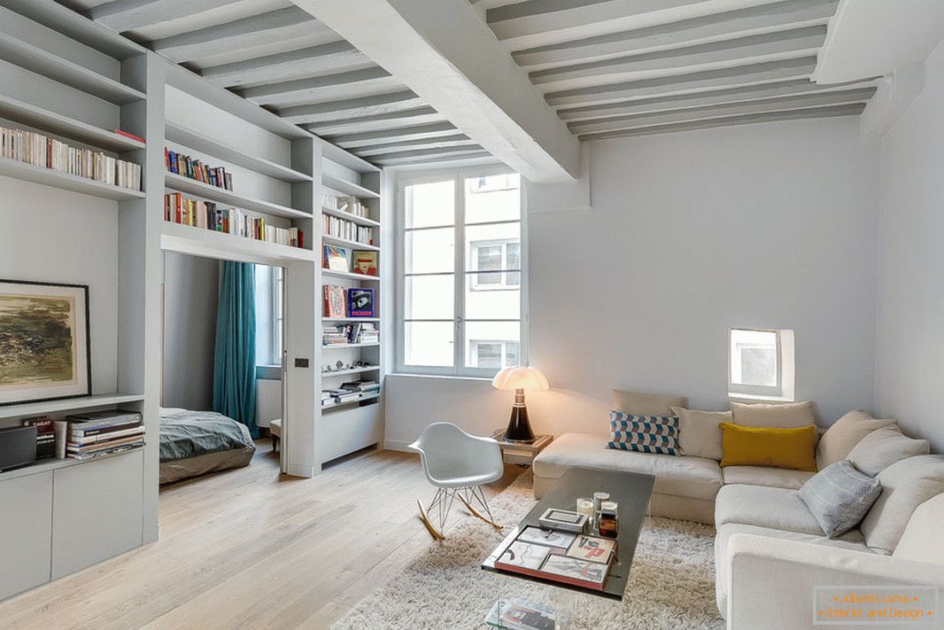 A small parisian apartment in a minimalist style