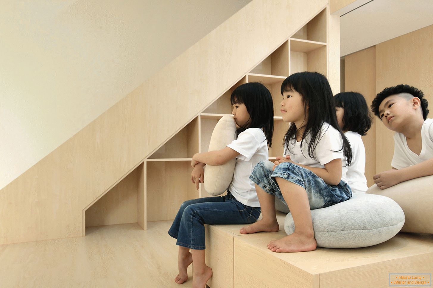 Unusual design of a children's room by yestudio