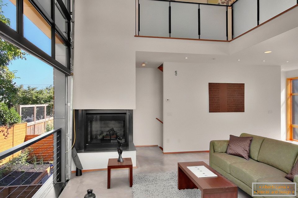 Unusual use of garage doors - original design ideas for the