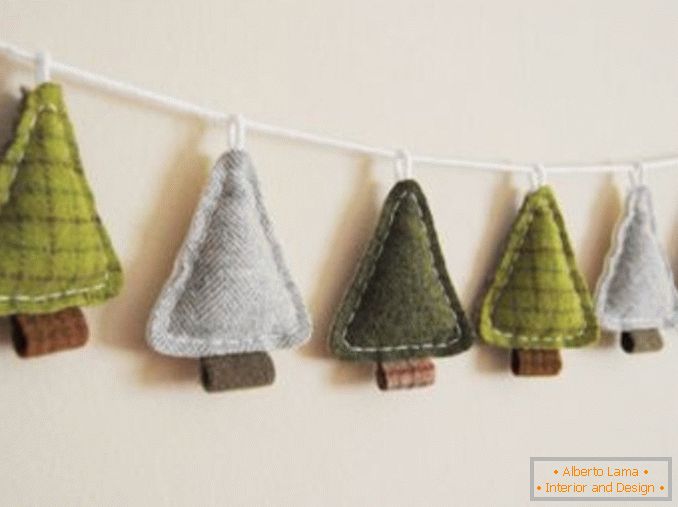 New year garlands with their own hands - 45 photos of