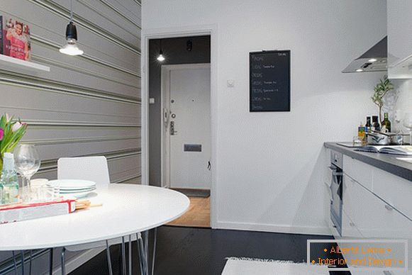 Furnish a one-room apartment with a size of 37sq.m. -