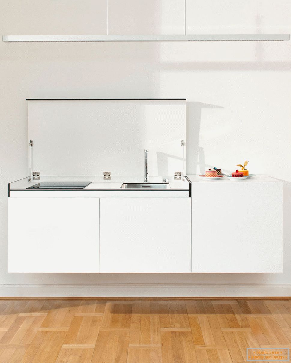 A sample design for a small kitchen