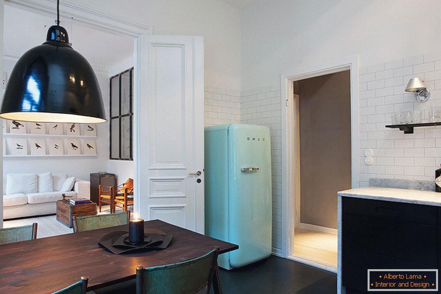 Arrangement of a small stockholm apartment