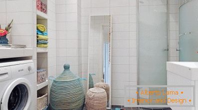 We design a modern design of a small bathroom (60 ideas of a